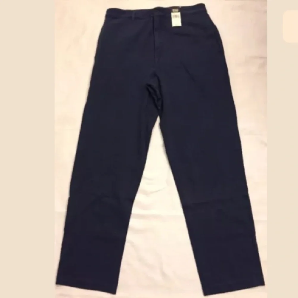 Polo Ralph Lauren Vintage The Cape Mens Flat Front Blue Pants